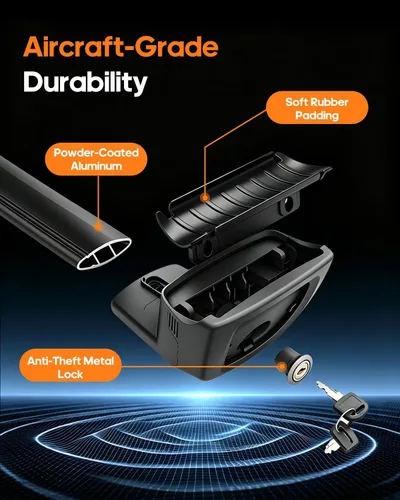 Miniatura 4 de Barra Transversal Mejorada para Techo de Hyundai Santa Cruz SE SEL Premium Night Limited 2021-2025, Portabicicletas de Techo, Barra de Equipaje