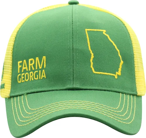 Miniatura 78 de John Deere Gorra de béisbol con logotipo y malla trasera con contraste, para hombre