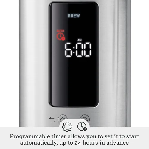 Miniatura 8 de Breville Máquina de café de goteo Luxe BDC415BTR, trufa negra, jarra de vidrio