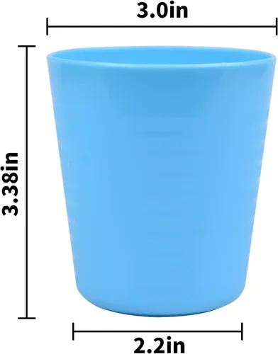 Miniatura 3 de fulong Vasos de plástico irrompibles ecológicos sin BPA, aptos para lavavajillas, para niños y adultos, vasos de agua reutilizables aptos