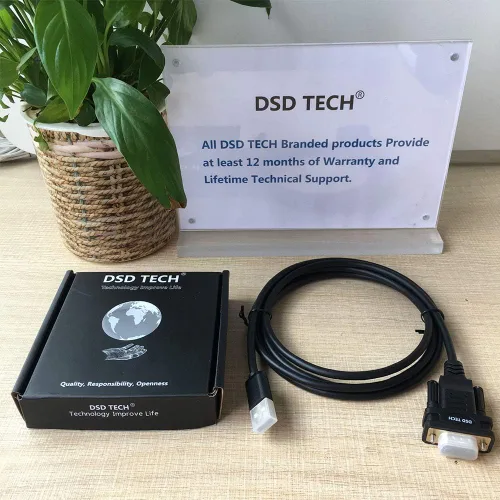 Miniatura 9 de DSD Tech SH-RS232A - Cable adaptador USB a RS232 Serial DB9 con chip FTDI FT232 para Windows, Linux,Mac OS (5.9 ft)