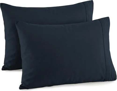 Miniatura 12 de Elegant Comfort Juego de fundas de almohada de 2 piezas de calidad hotelera, lujosas y suaves fundas de almohada de calidad egipcia de 1500 hilos