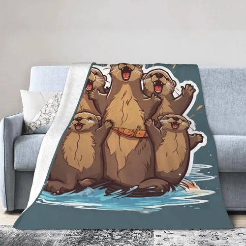 Miniatura 9 de Manta de Camping Yerretin, suave y cálida, de felpa, para acampar, regalos para amantes del camping, RV, acogedora, ligera, de franela, forro polar