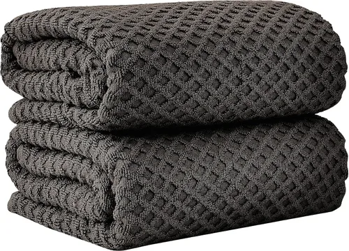 Miniatura 36 de Great Bay Home - Toallas de mano 100% algodón blanco, 6 toallas de baño suaves para manos, altamente absorbentes y de secado rápido, colección
