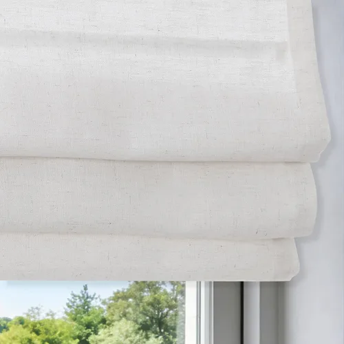 Miniatura 14 de DEJAVU Persianas romanas de bambú inalámbricas, opacas con filtro de luz para ventanas de interior, persianas tejidas naturales con cenefa