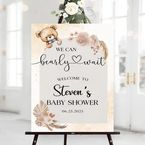 Miniatura 30 de Letrero personalizado de Baby In Bloom, letreros de bienvenida para baby shower, decoraciones de baby shower, baby shower, letrero de bebé