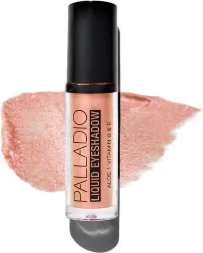 Miniatura 11 de Palladio Sombra de ojos líquida, fórmula cremosa y brillante que se adhiere instantáneamente al párpado con una varita aplicadora flexible durante