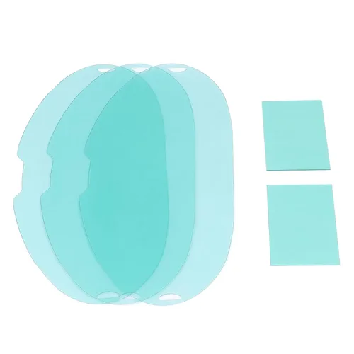 Miniatura 8 de Lente de soldadura de repuesto para lente de visualización grande, 5 unidades, material sólido de policarbonato exterior, filtro de lente protector