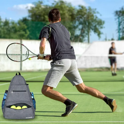 Miniatura 6 de ACOSEN Bolsa de Tenis Mochila de Tenis - Bolsas de Tenis Grandes para Mujeres y Hombres para Sostener Raqueta de Tenis, Palas de Pickleball, Raqueta