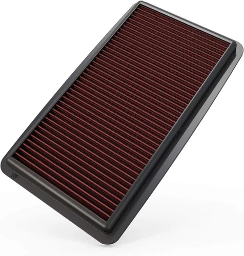 K&N Filtro de aire del motor: Aumenta la potencia y la aceleración, lavable, Premium, Filtro de aire de repuesto para automóvil: compatible con