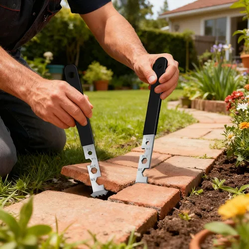 Miniatura 8 de 2 herramientas de extracción de pavimentadoras, extractor de pavimentadora con raspador de juntas, herramienta extractor de acero galvanizado