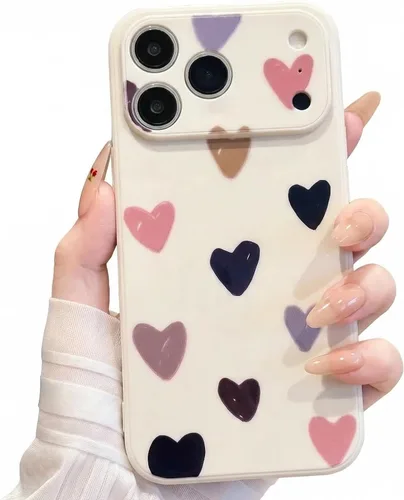 Miniatura 11 de Funda protectora para iPhone 12 para mujeres y niñas, diseño lindo de silicona suave, protección de cámara con forma de corazón, para iPhone 12