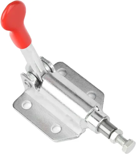 Miniatura 23 de Utoolmart Abrazadera de palanca ajustable, botón de liberación rápida, abrazadera de palanca de acción de empuje de tracción de 99 libras