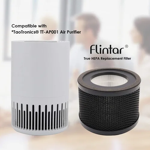 Miniatura 2 de Filtro de repuesto TT-AP001, compatible con purificador de aire TaoTronics TT-AP001 y purificador de aire VAVA VA-EE014, filtración de grado H13 3