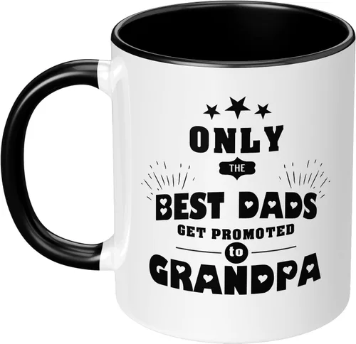 Miniatura 11 de Taza de café de cerámica divertida con texto en inglés «Only the Best Moms Get Promoted to Grandone», regalo para el Día de la Madre, lindo regalo