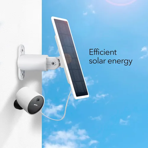 Miniatura 2 de Wasserstein Panel solar para cámara de seguridad inalámbrica SimpliSafe para exteriores, potente panel solar SimpliSafe para cámara al aire libre