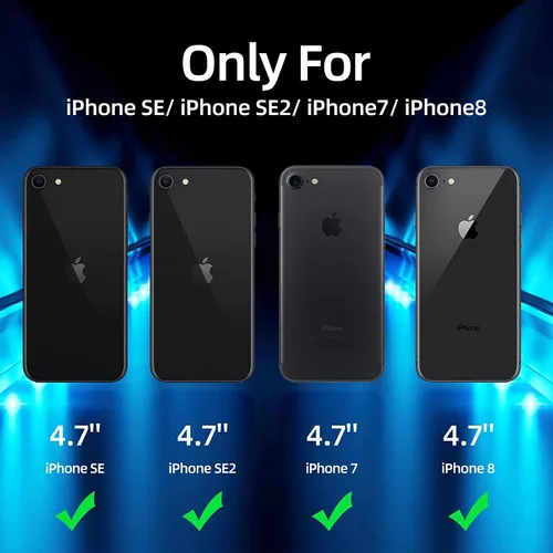 Miniatura 54 de Jeylly Funda para iPhone SE/Funda para iPhone 5S, Exterior de Plástico Duro que Absorbe Golpes + Interior de Silicona de Goma Defensor contra