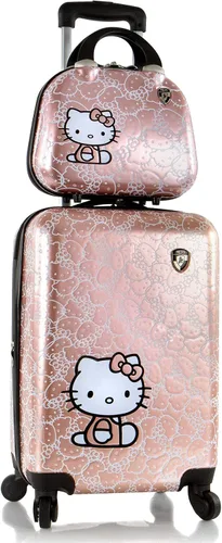 Miniatura 6 de Hello Kitty - Juego de 21 pulgadas de equipaje y estuche de belleza para niños (2 unidades)