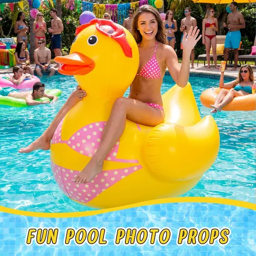 Miniatura 3 de Hungdao Paquete de 1 flotador inflable gigante de 4 pies para mujer, divertido flotador de bikini para despedida de soltera, viaje de niñas