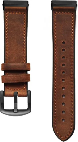 Miniatura 4 de Abanen Correa de reloj para Fitbit Versa 4/Sense 2, correa híbrida de silicona de cuero genuino con cierre de acero inoxidable para Fitbit Sense 2