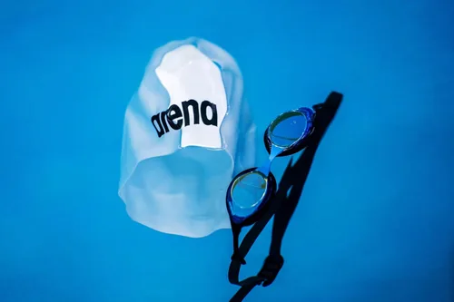 Miniatura 7 de Arena Gafas de natación unisex para adultos, diseño hidrodinámico de espejo de policarbonato/lente sin espejo Amarillo Cobre/Negro