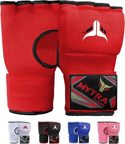 Miniatura 8 de Mytra Fusion Guantes interiores híbridos de boxeo para niños, boxeo, artes marciales mixtas, Muay Thai, gimnasio, entrenamiento, gel, guantes