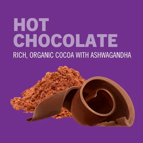 Miniatura 5 de OM MUSHROOM SUPERFOOD Mezcla de Chocolate Caliente – Cacao Holandés con Lion’s Mane, Reishi, Chaga y Cola de Turquía – Apoya el Enfoque, la Calma