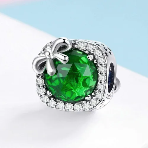 Miniatura 3 de MUERDOU Abalorio de piedra natal apto para dijes, pulsera, lazo, cumpleaños, cristal para pulsera y collar
