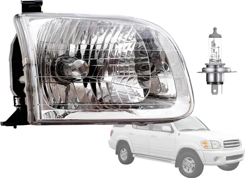 Miniatura 18 de APA - Lámpara de repuesto para faros delanteros con bisel gris para Dakota 1991 1992 1993 1994 1995 1996 con paquete AERO Driver lado izquierdo