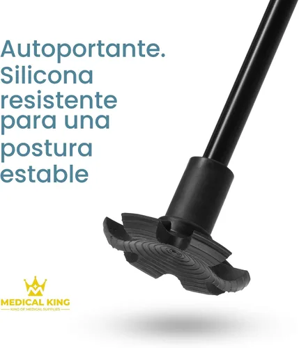 Miniatura 9 de Bastón para caminar para hombres y mujeres - Bastón especial de equilibrio con 10 alturas ajustables - Autoportante, plegable, portátil, plegable