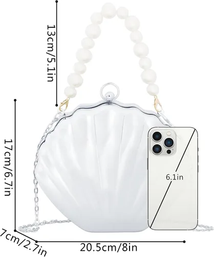 Miniatura 6 de Mini bolso cruzado con asa superior para mujer