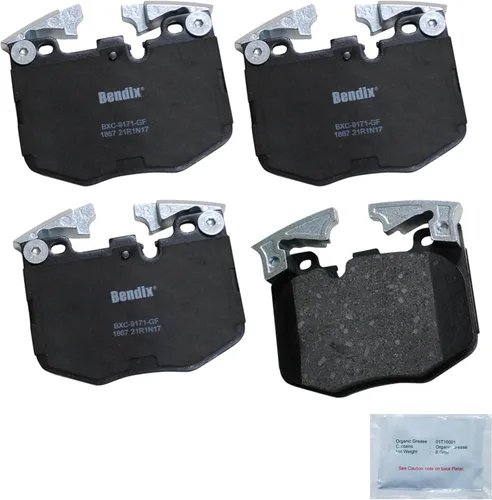 Miniatura 18 de Pastillas de freno delanteras cerámicas Bendix Priority1 CFC2302 para Hyundai Elantra 2021, Sonata 2022-2020, Kia K5 2023-2021