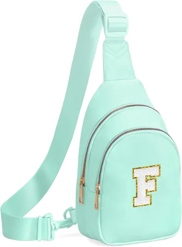 Miniatura 71 de Regalos de cumpleaños Viverte para niñas de 7, 8, 9, 10, 11, 12, 13 años, pequeño bolso cruzado de hombro con inicial, bolso cruzado de hombro