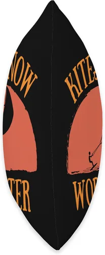 Miniatura 2 de Funny Kitesurf Now Work Later Tee For Kitesurfing Lovers Throw Pillow