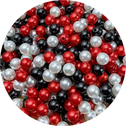 Miniatura 42 de Perlas de cuentas, 4000 piezas de cuentas de perlas de 3 mm redondas para llaveros, pulseras, collares, llaveros, joyería, manualidades, decoración