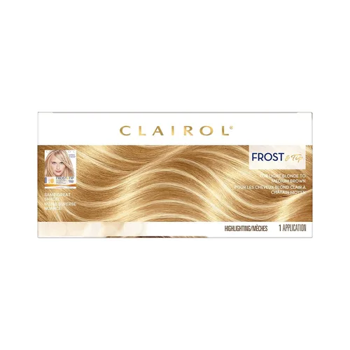 Miniatura 4 de Clairol Nice'n Easy Frost & Tip - Tinte para el cabello original, color rubio claro a castaño medio, paquete de 1 unidad