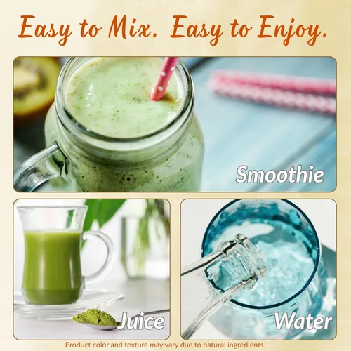 Miniatura 7 de Polvo de semilla de chía orgánica, mezcla de superalimentos 5 en 1 con cúrcuma, jengibre, nigella y pimienta negra, fibra, proteínas y apoyo