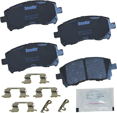 Miniatura 169 de Pastillas de freno delanteras cerámicas Bendix Priority1 CFC2302 para Hyundai Elantra 2021, Sonata 2022-2020, Kia K5 2023-2021
