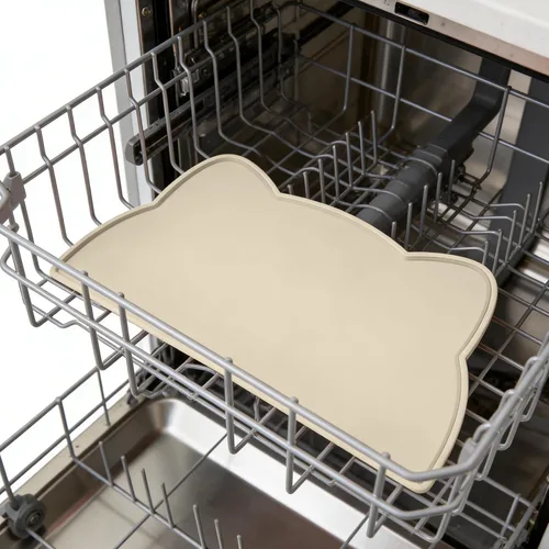Miniatura 7 de Tapete de comida para gatos, tapete de silicona antideslizante para tazón de perro, impermeable, tapete para alimentación de gatos, evita derrames