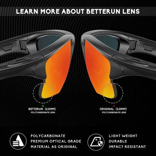 Miniatura 3 de Betterun Lentes de repuesto polarizadas de policarbonato para Oakley Holbrook Mix