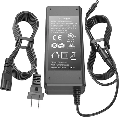 Cargador de 12 V para teclados Korg Adaptador de CA para Korg KA320, Krome, PA 500, PA 500 Musikant, PA 588, M50, EMX-1 SD, PA5000ORT, KA 320, M50