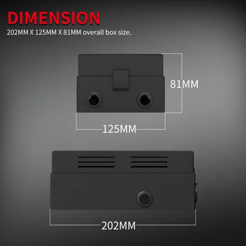 Miniatura 2 de DAIERTEK Caja de relé de fusibles de 12 V, automotriz, 10 ranuras, soporte de relé de 15 ranuras, soporte de fusibles ATC/ATO, bloque universal