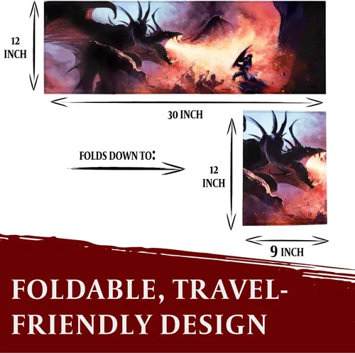 Miniatura 4 de DND DM Screen 5e – D&D Dungeon Master pantalla impresa a todo color con insertos personalizables – Dungeons and Dragons GM / Game Master Accesorios