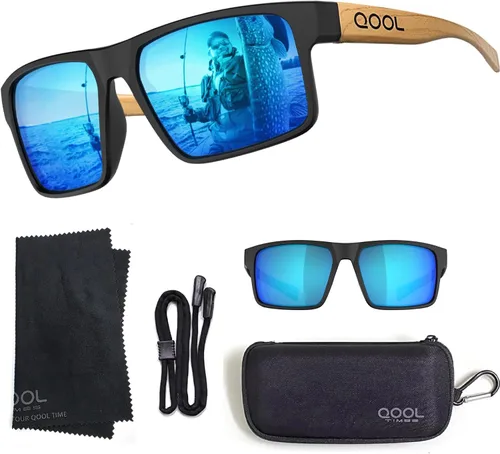 Miniatura 7 de Living out your qool time Lentes de sol polarizados flotantes de pesca resistentes al agua salada, que el revestimiento no se despega Madera