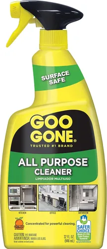 Goo Gone Limpiador multiusos, 32 onzas, elimina la suciedad, la grasa, la suciedad, la multisuperficie, multiusos, desengrasante, espray de limpieza