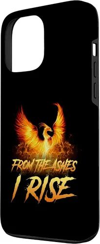 Miniatura 2 de Funda de regalo motivacional para iPhone 13 Pro Max From the Ashes I Rise Phoenix Bird