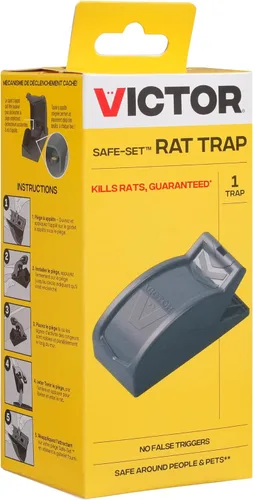 Miniatura 12 de Victor Trampa y asesino para ratas humanitaria segura – M147B, 1 paquete – Fácil de usar, seguro alrededor de la familia – Trampa reutilizable