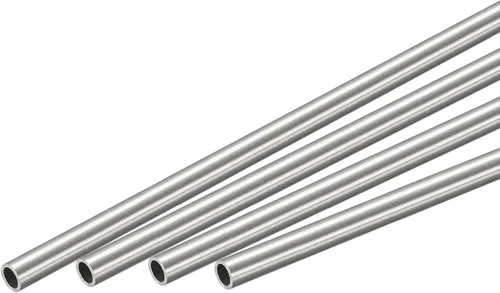 Miniatura 31 de uxcell Tubo redondo de acero inoxidable 304 0.079 in OD 0.008 in espesor de pared 11.811 in longitud 4 piezas