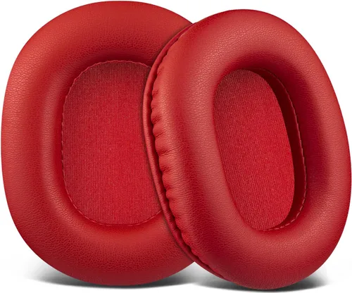 Miniatura 10 de SOULWIT Almohadillas de repuesto para auriculares de monitor Audio Technica ATH M50X M50XBT M50RD M40X M30X M20X MSR7 SX1, almohadillas con piel