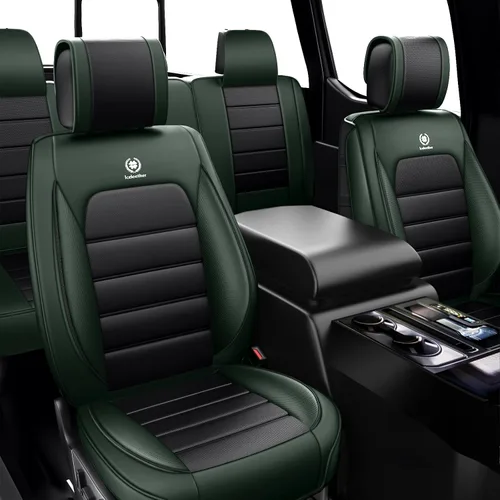 Miniatura 31 de Cubiertas de asiento ILMO para camiones 2009-2026 F150, 2011-2026 F250 F350 XL XLT Super Duty Crew Cab Lariat King Ranch Platinum, protectores